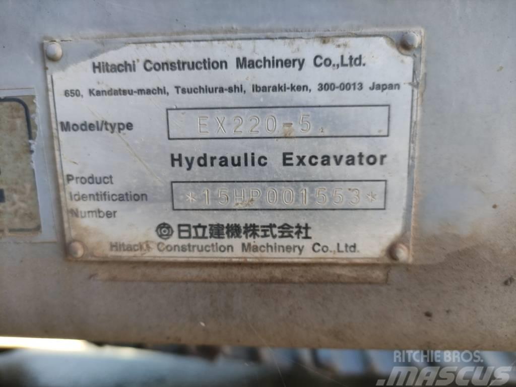 Hitachi EX 220-5 Crawler excavators