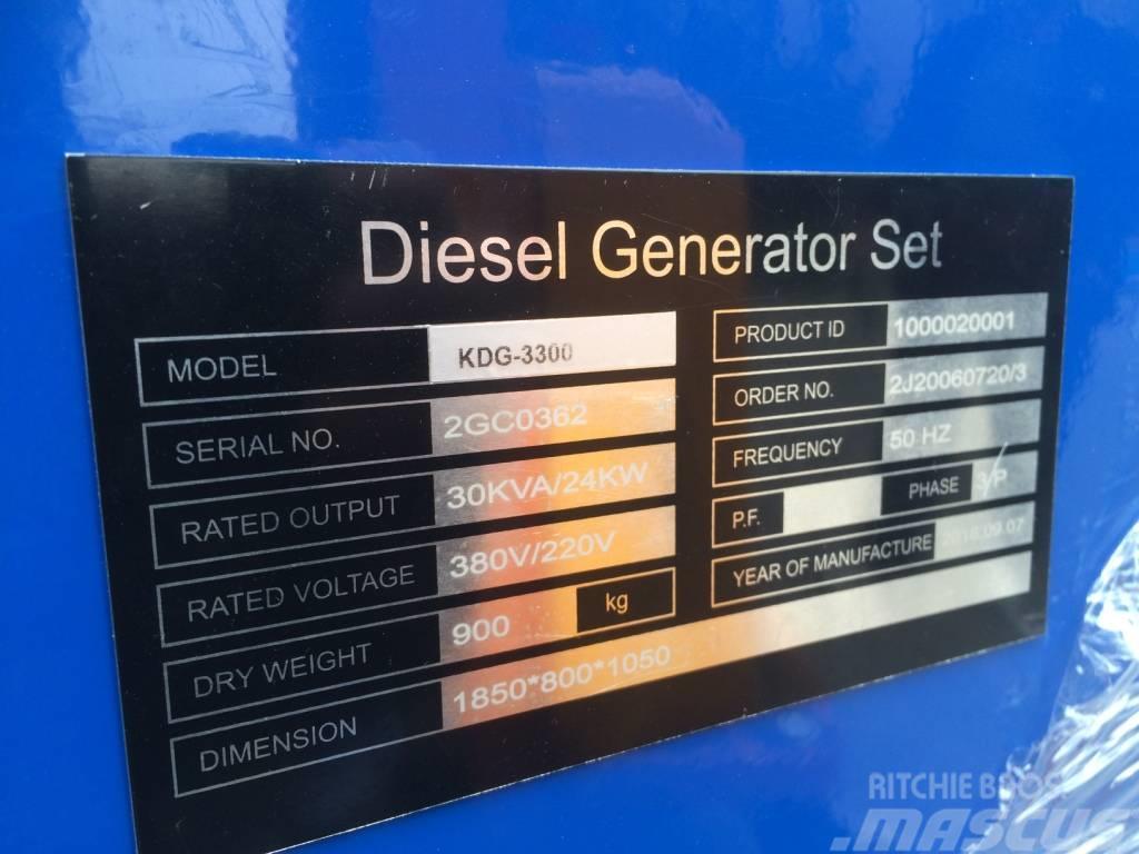 Kubota silent diesel generator KDG3300 Diesel Generators