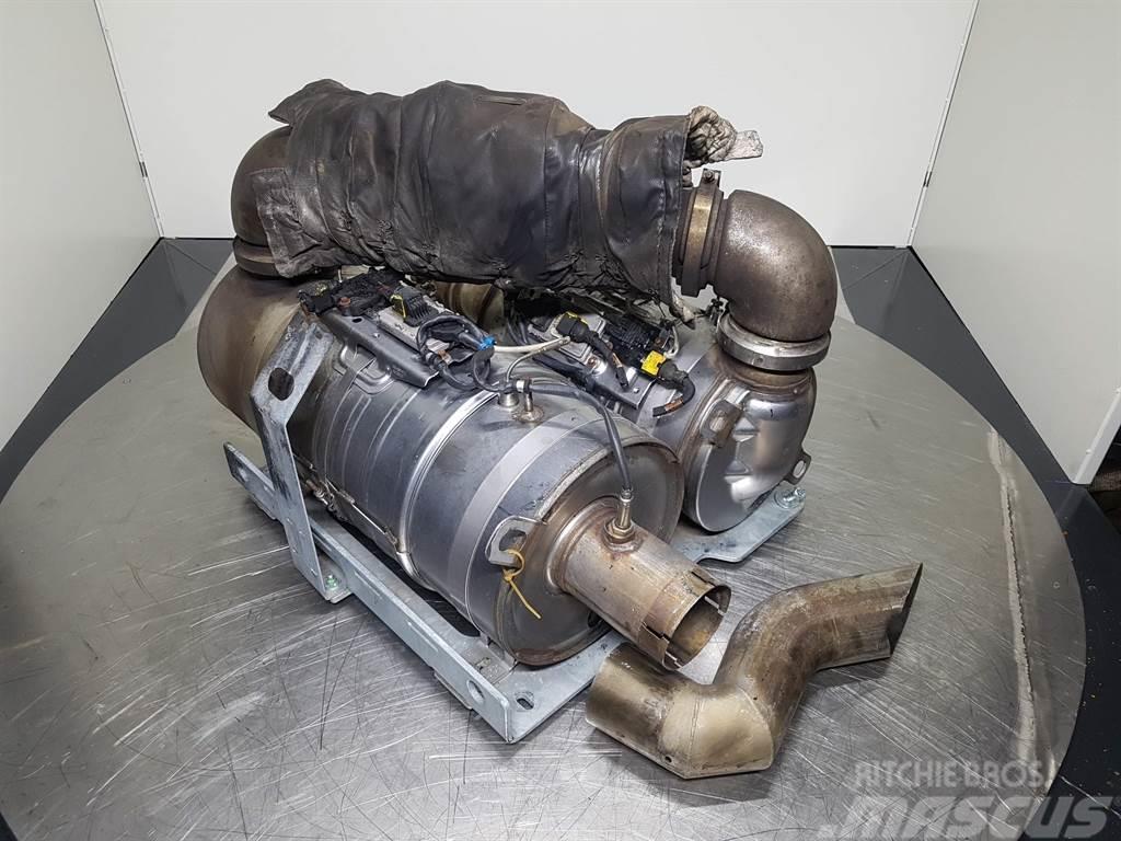 Sennebogen 818 - Exhaust system/Auspuff/Uitlaat Engines