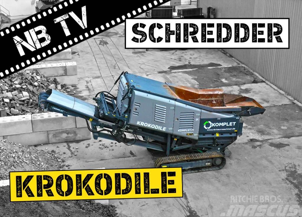 Komplet Mobiler Schredder Krokodile - bis zu 200 t/h Waste Shredders