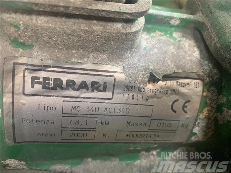 Ferrari 340 benzin med 1 meter kost Compact tractors