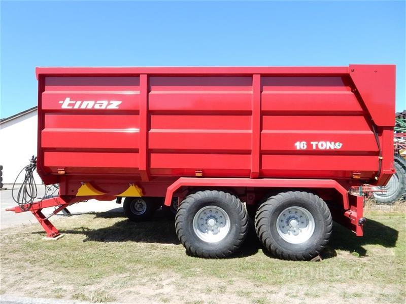 Tinaz 16 tons bagtipvogne Tipper trailers