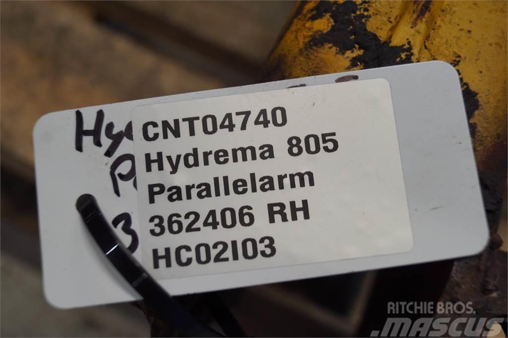 Hydrema 805 Booms and arms