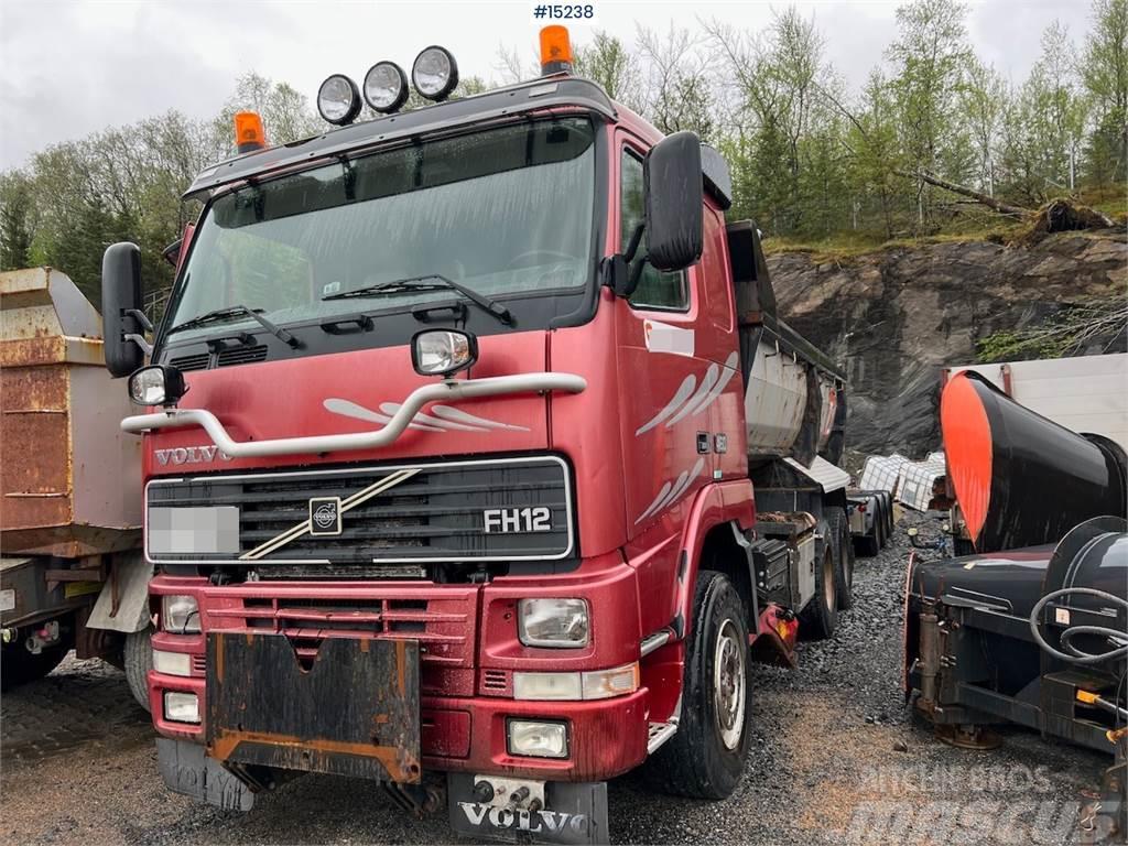 Volvo FH12 Tipper 6x2 w/ plowing rig and underlying shea Tipper trucks