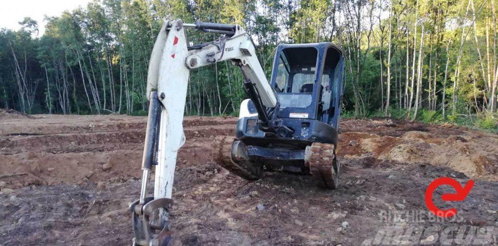  Miniexcavadora de orugas de goma Bobcat Crawler excavators
