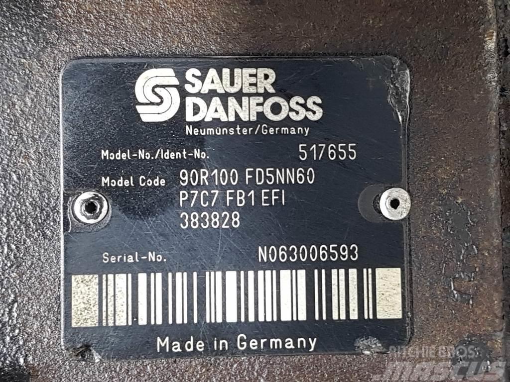 Sauer Danfoss 90R100FD5NN60P7C7-517655-Drive pump/Fahrpumpe Hydraulics