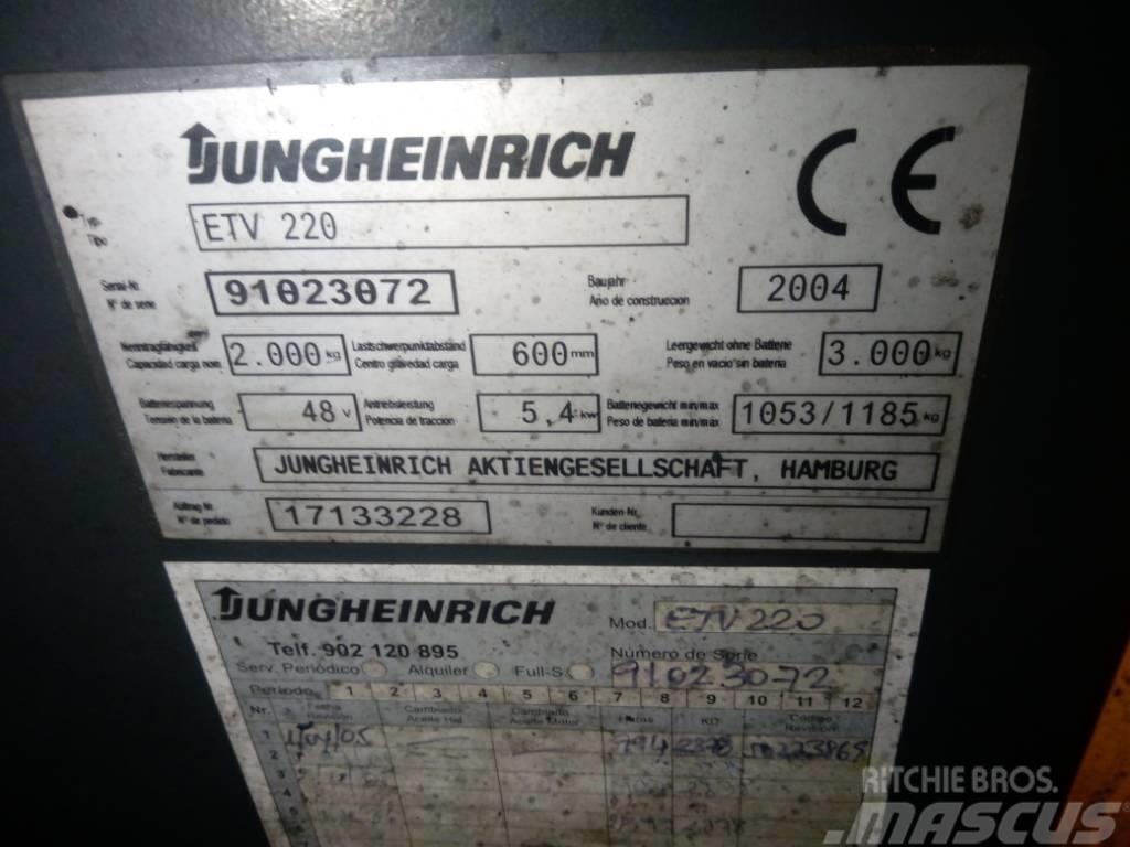 Jungheinrich ETV 220 Reach trucks