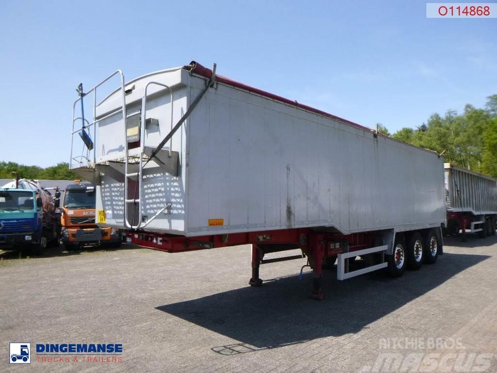 Wilcox Tipper trailer alu 55 m3 + tarpaulin Tipper semi-trailers