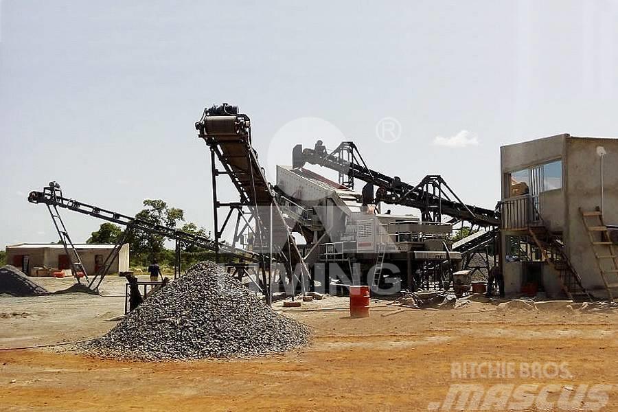 Liming 120-150 tph portable mobile rock stone jaw crusher Mobile crushers
