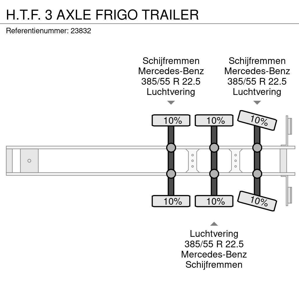  H.T.F. 3 AXLE FRIGO TRAILER Temperature controlled semi-trailers