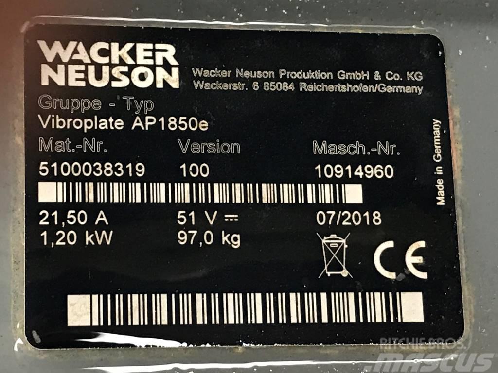 Wacker Neuson AP1850e Plate compactors