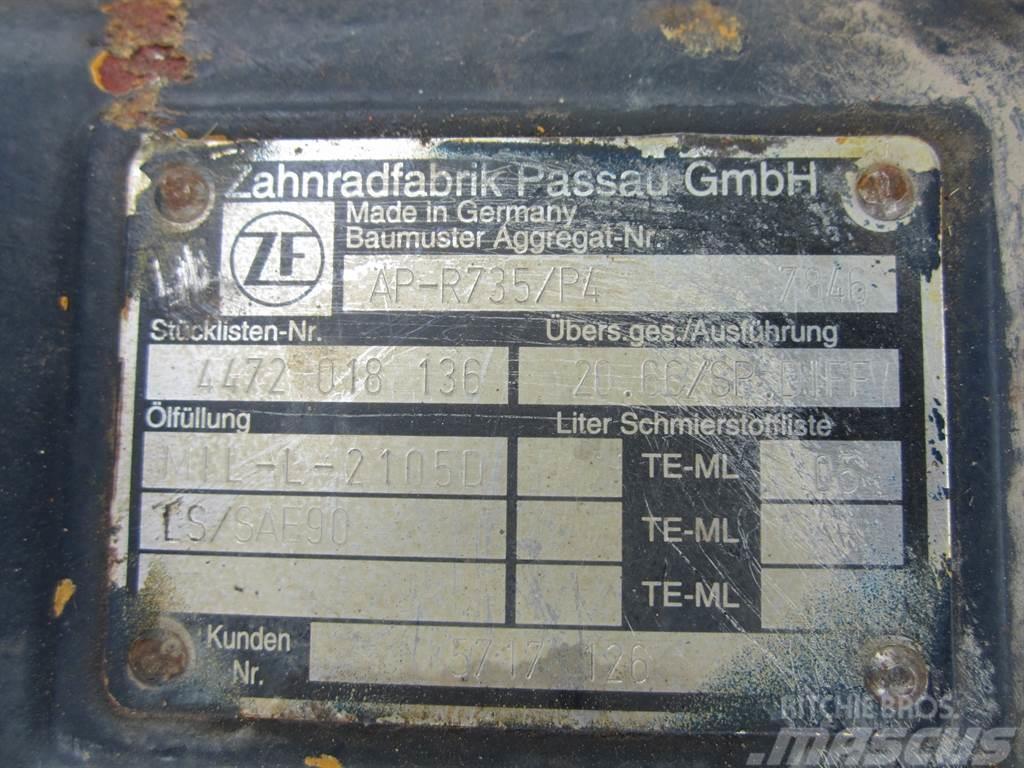 ZF AP-R735/P4 - Liebherr 509 - Axle Axles