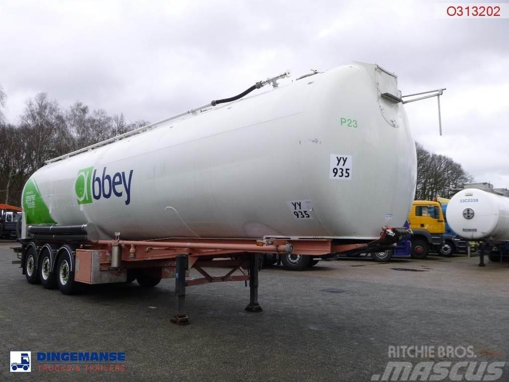 LAG Powder tank alu 60.5 m3 (tipping) Tanker semi-trailers