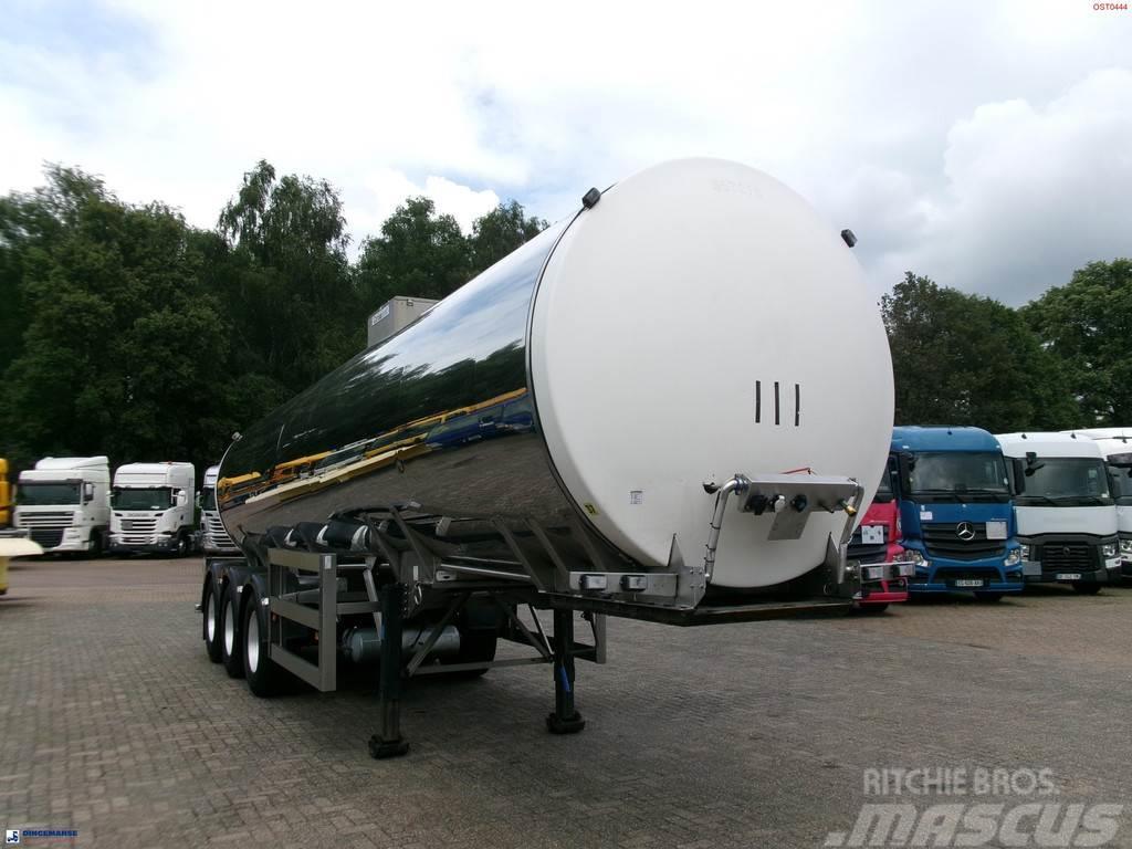 Crossland Food tank inox 30 m3 / 1 comp Tanker semi-trailers