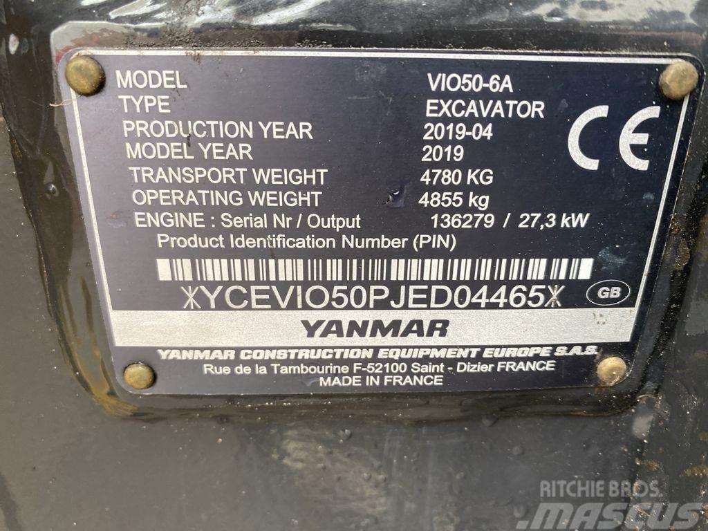 Yanmar VIO50 Crawler excavators