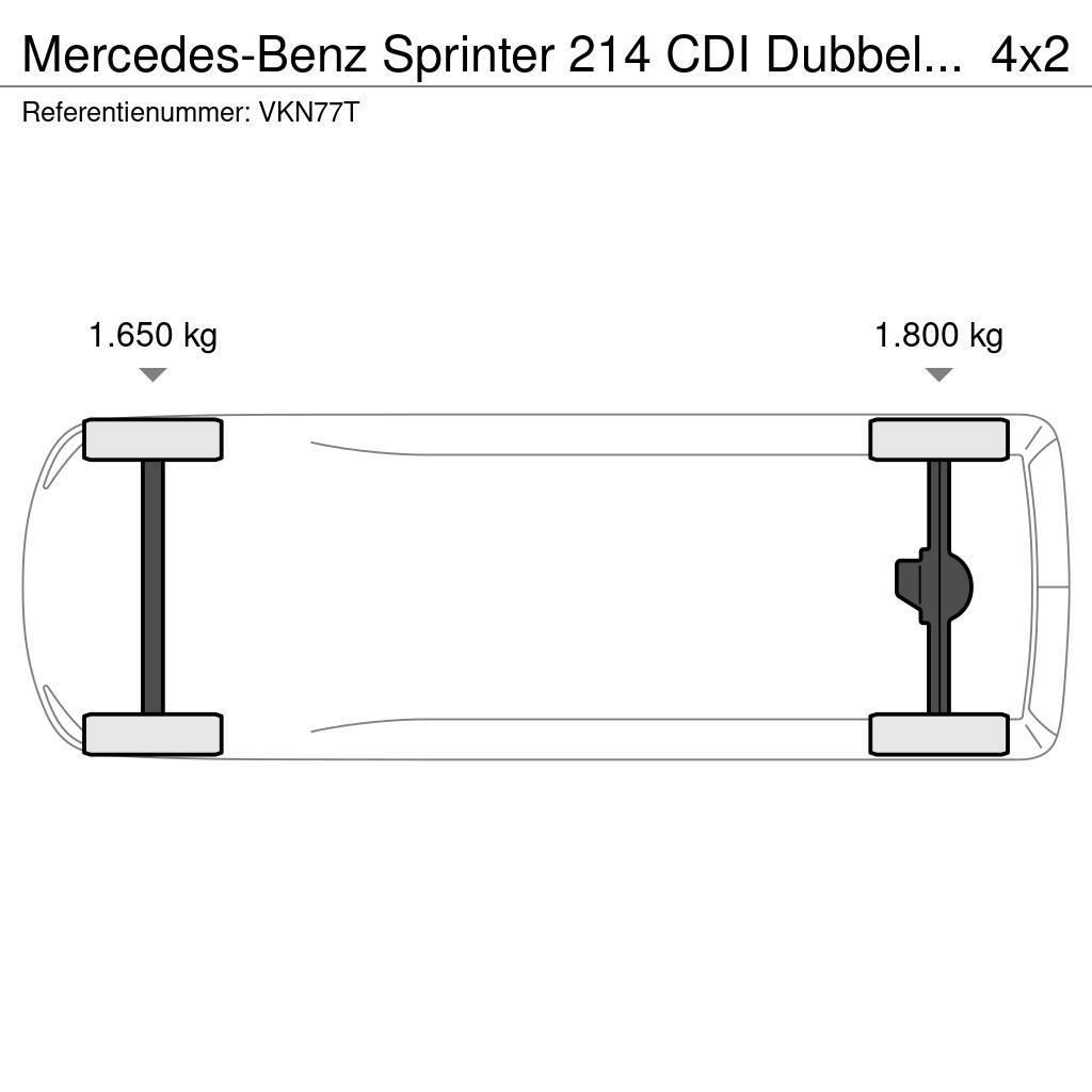 Mercedes-Benz Sprinter 214 CDI Dubbel cabine, Airco!!157dkm!!6P! Box body