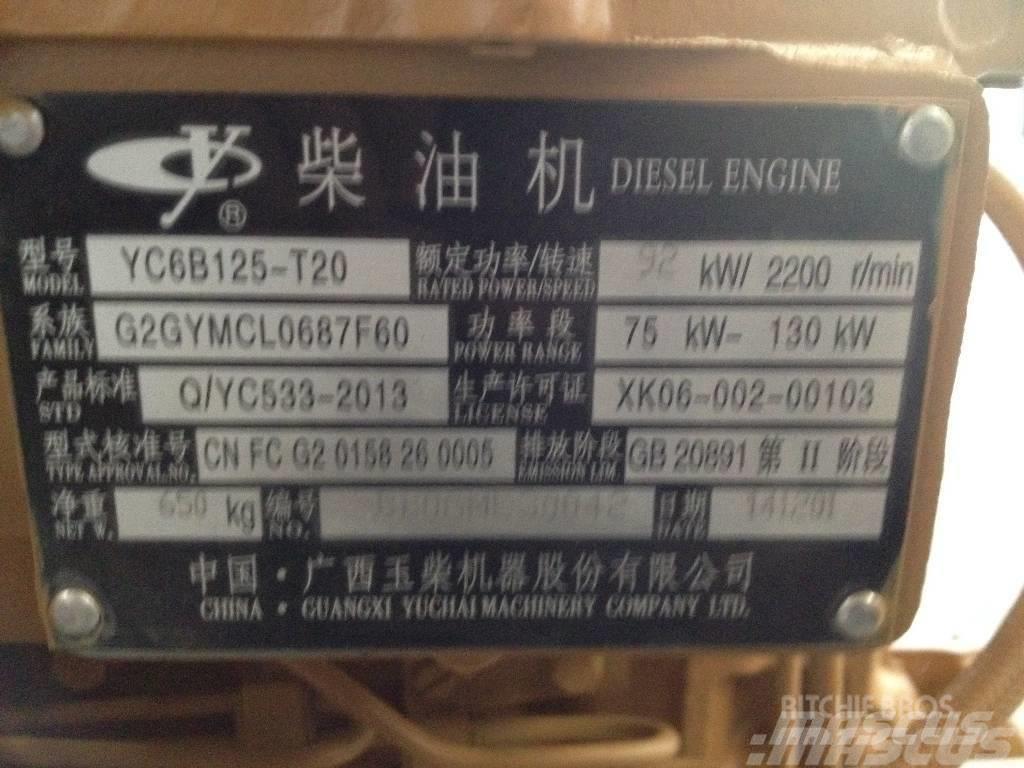Yuchai YC6B125-T20 Engines