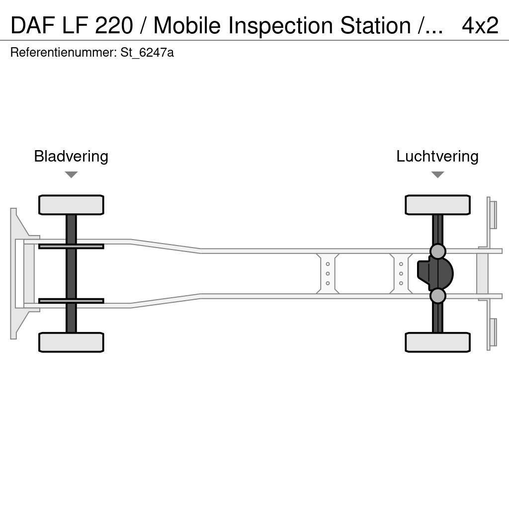 DAF LF 220 / Mobile Inspection Station / APK / TUV / M Flatbed / Dropside trucks