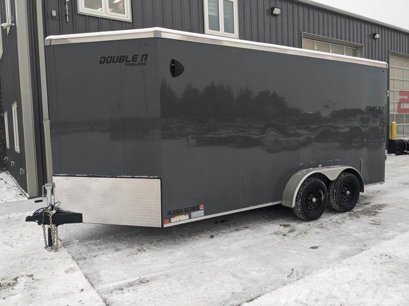 Double A Trailers 7' x 16' Cargo Enclosed Trailer Double A Trailers  Box body trailers