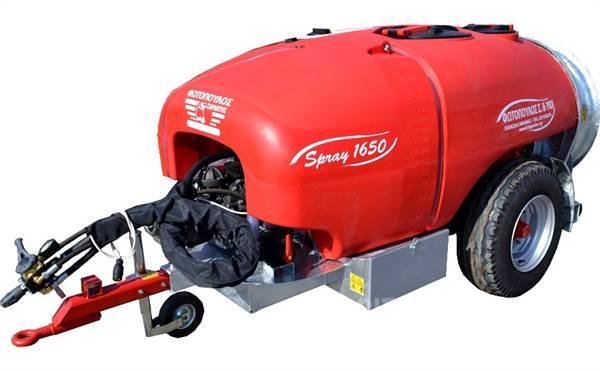  Fotopoulos 1650L Trailed sprayers