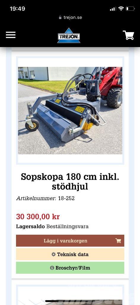 Trejon Sopskopa 180 Front loader accessories