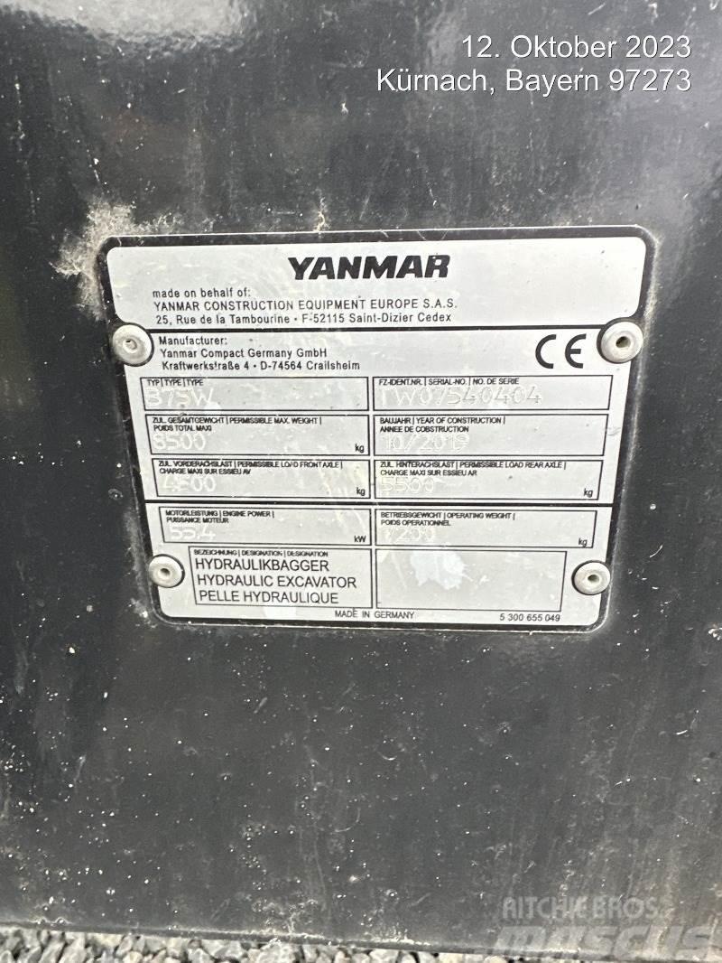 Yanmar B75W Wheeled excavators