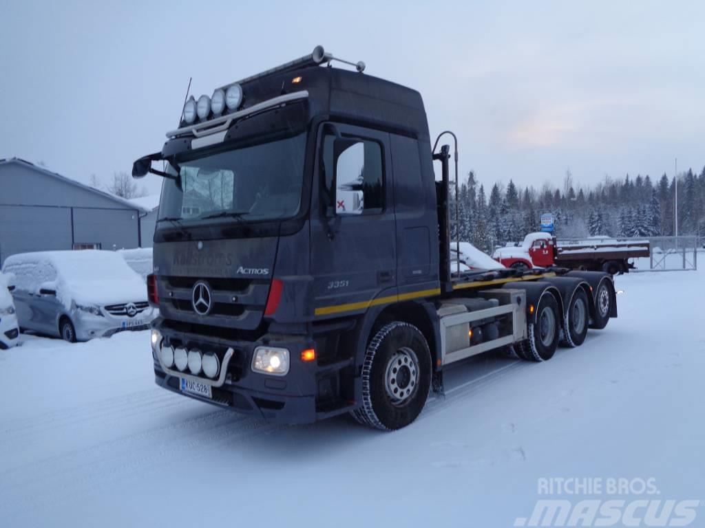 Mercedes-Benz Actros  3351 8x4 Cable lift demountable trucks