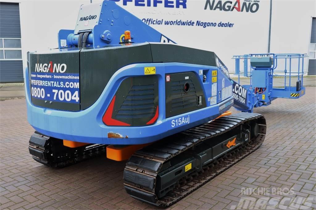 Nagano S15AUJ Valid inspection, *Guarantee! Diesel, 15 m Telescopic boom lifts
