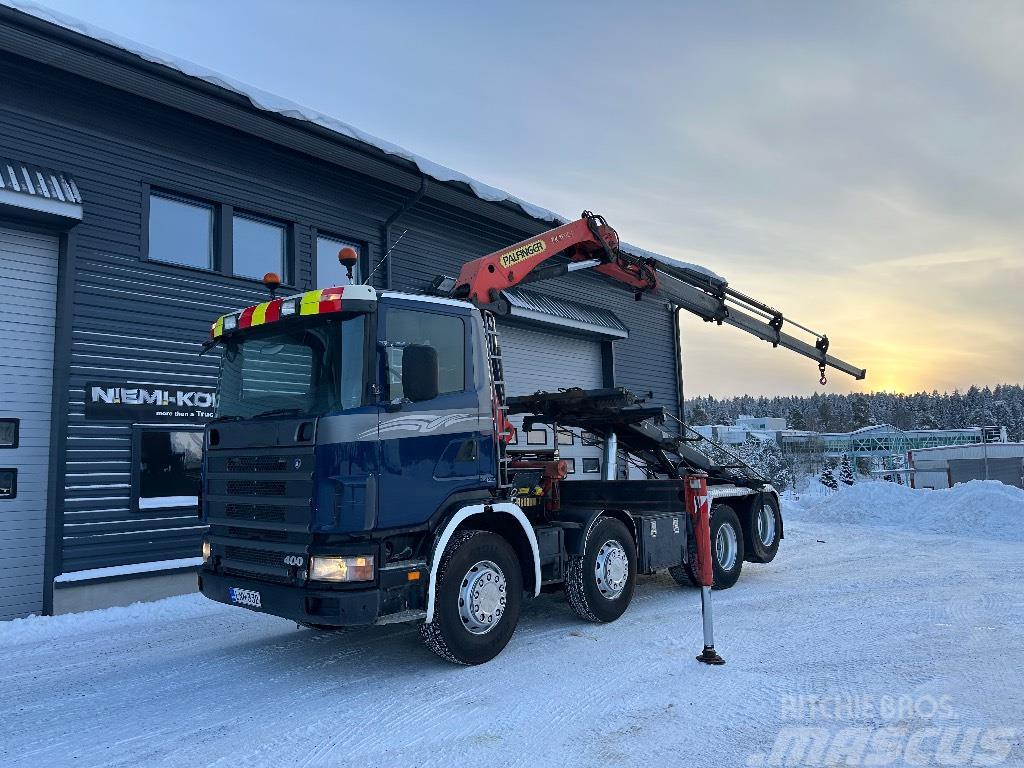 Scania 400 8X2 + Palfinger PK16000 Crane trucks