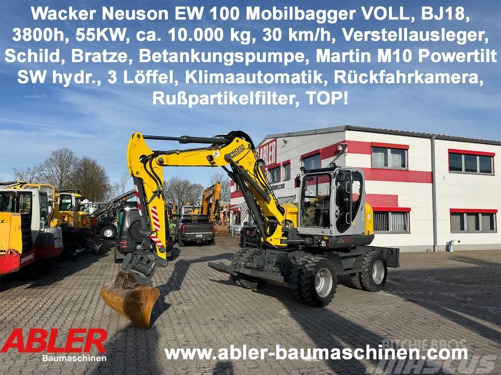 Wacker Neuson EW 100 Mobil Powertilt Klima VOLL! TOP! Wheeled excavators