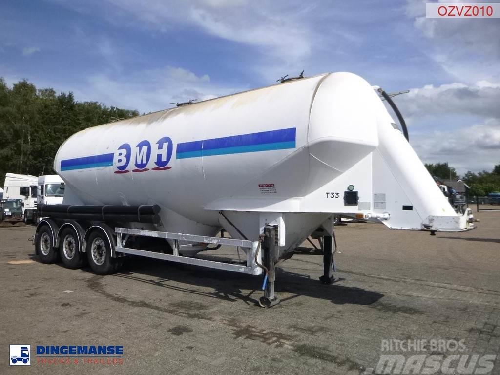 Heil / ZVVZ Powder tank alu 40 m3 / 1 comp Tanker semi-trailers