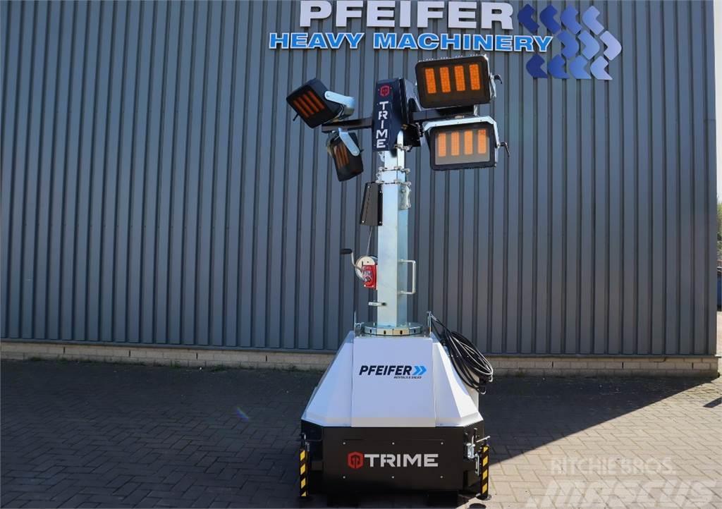  TRIME X-MAST 4 x 320W Valid Inspection, *Guarantee Light towers