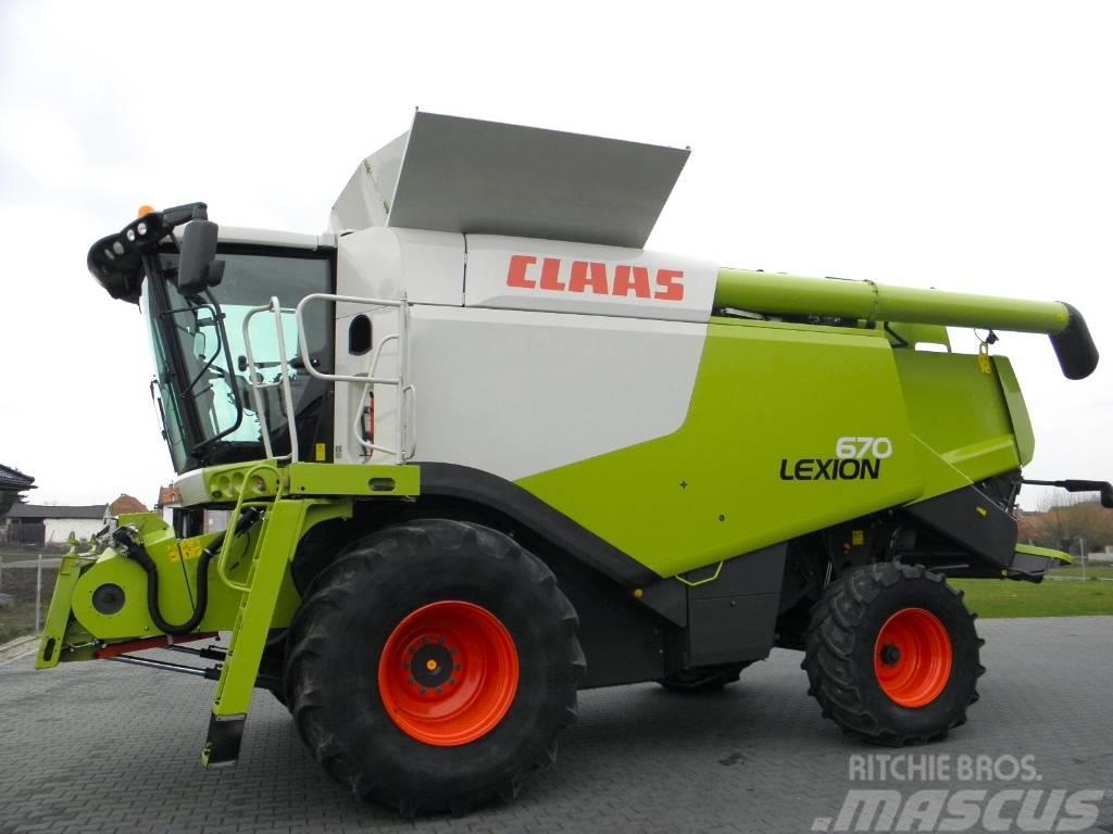 CLAAS Lexion 670 2013 Rok, Nie Malowany, Stan Idealny Combine harvesters