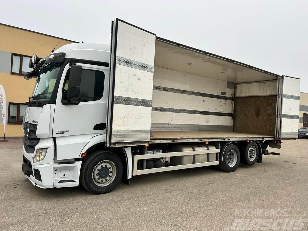 Mercedes-Benz Actros 2542 6x2 + SIDE OPENING + ADR Box body trucks