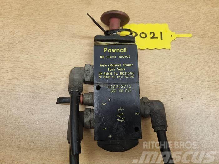  Pownall auto-manual trailer park valve 10223312 Other components