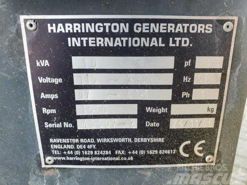 Harrington 10 kVA Stromgenerator / Diesel Stromaggragat Diesel Generators