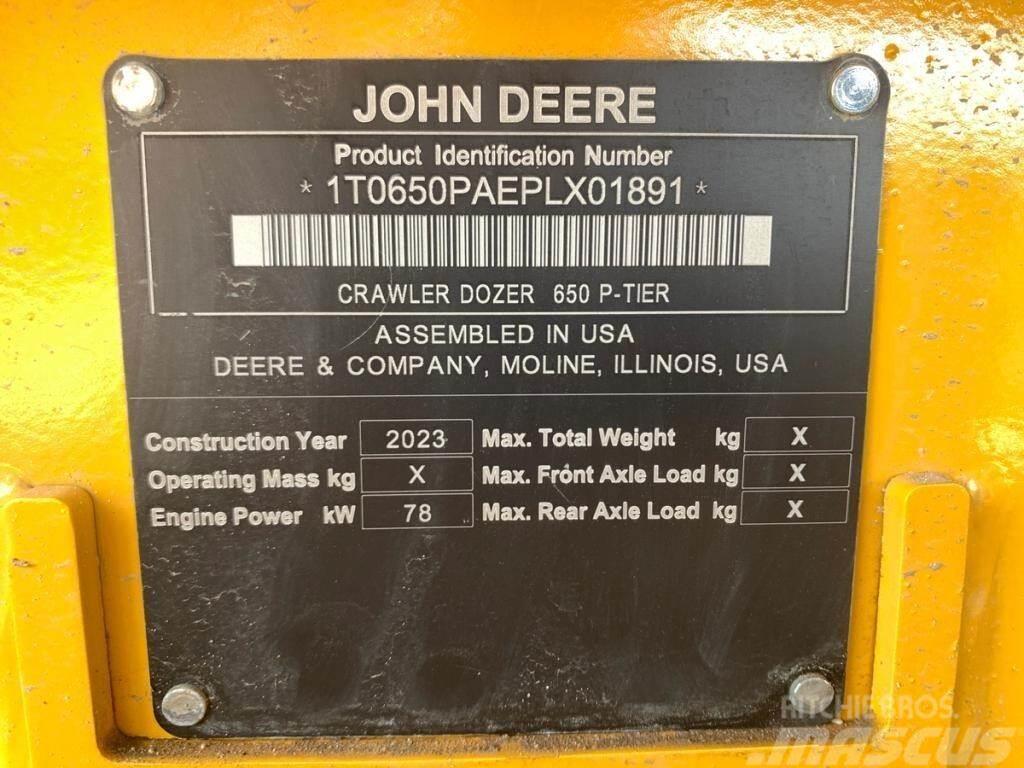 John Deere 650P LGP Crawler dozers