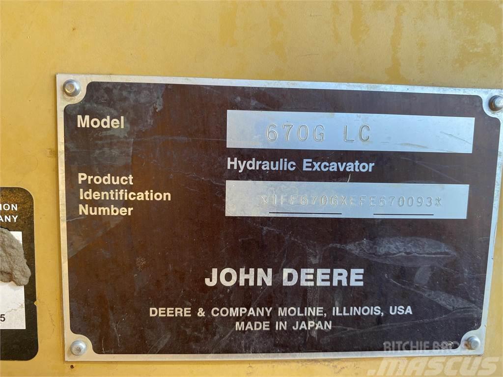 John Deere 670G LC Crawler excavators