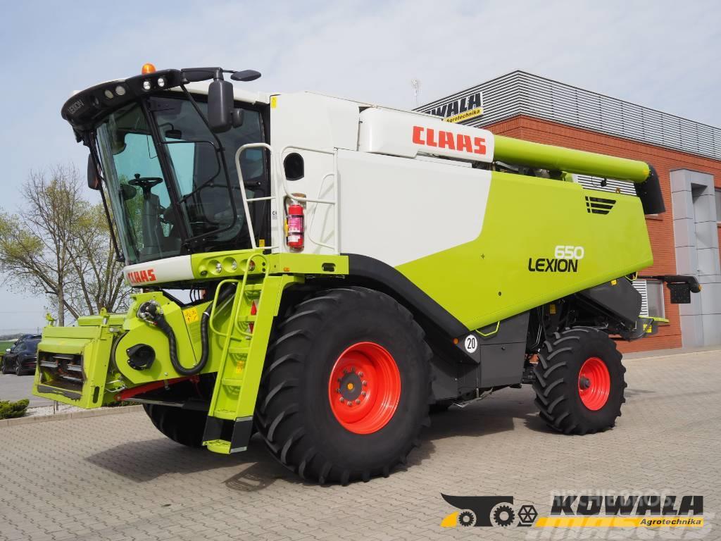 CLAAS Lexion 650 + V770 Combine harvesters