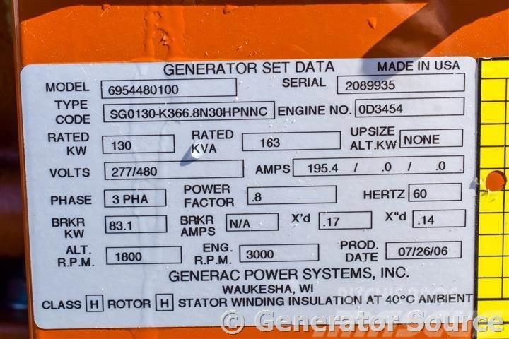 Generac 130 kW - JUST ARRIVED Other Generators