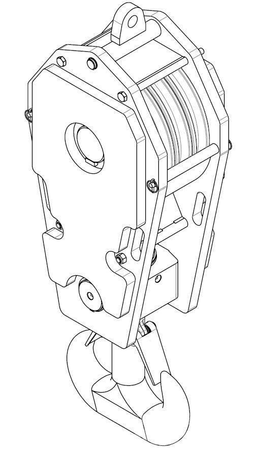  Hakenflasche / Hook block 80t Crane parts and equipment