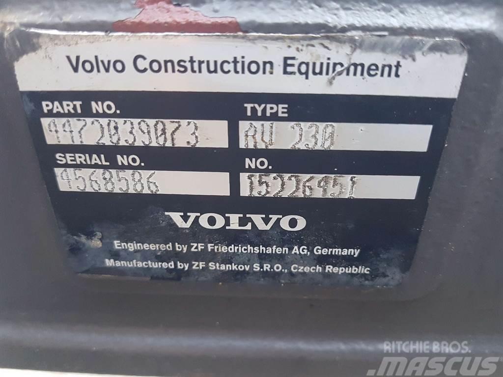 Volvo L30G-VOE15226451-ZF AV-230-Axle/Achse/As Axles