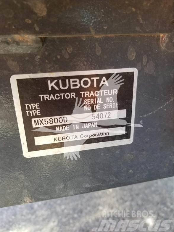 Kubota MX5800HST Tractors