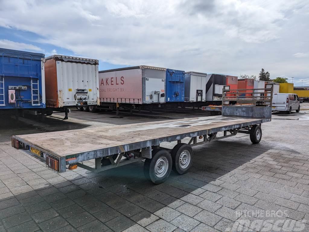 Veldhuizen BVCA-1009 3-Assen Knott - 7m Open Laadbak - Gegalv Flatbed/Dropside semi-trailers
