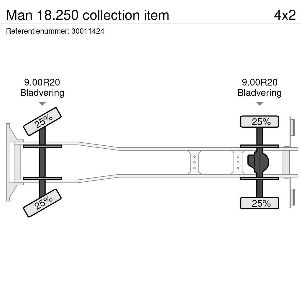 MAN 18.250 collection item Crane trucks