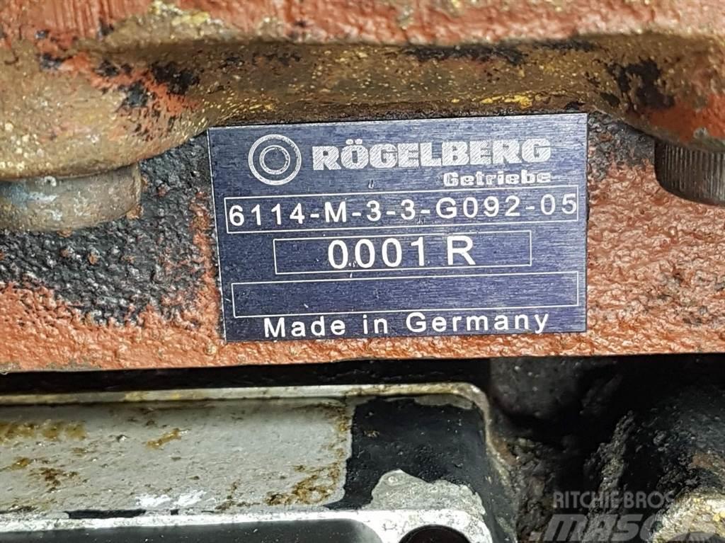  Rögelberg 6114-M-3-3-G092-Transmission/Getriebe/Tr Transmission