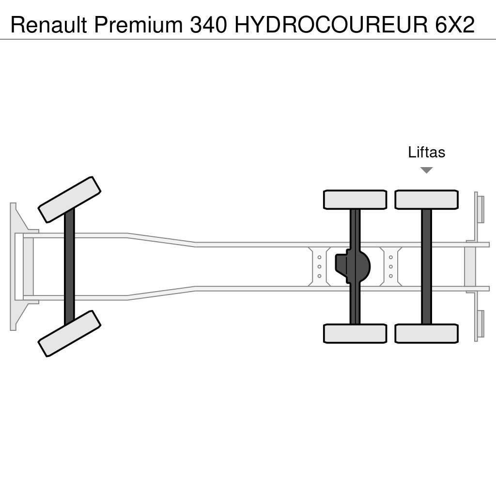 Renault Premium 340 HYDROCOUREUR 6X2 Combi / vacuum trucks