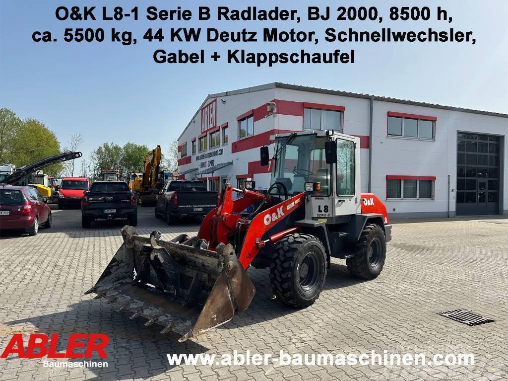 O&K L 8-1 Serie B Radlader Gabel+Schaufel+SW Wheel loaders