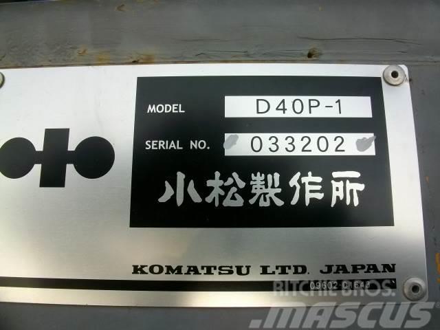 Komatsu D 40 P Crawler dozers