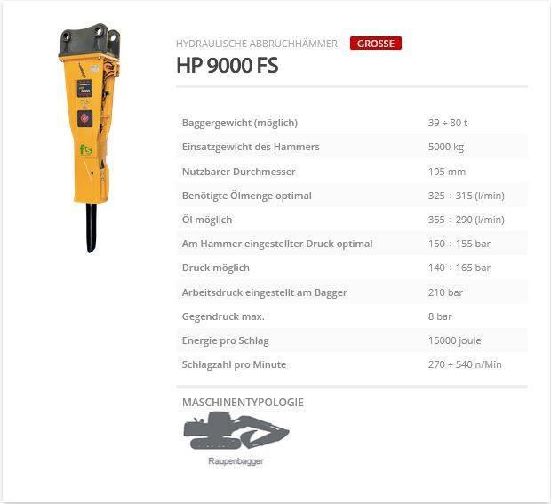 Indeco HP 9000 FS Hammers / Breakers